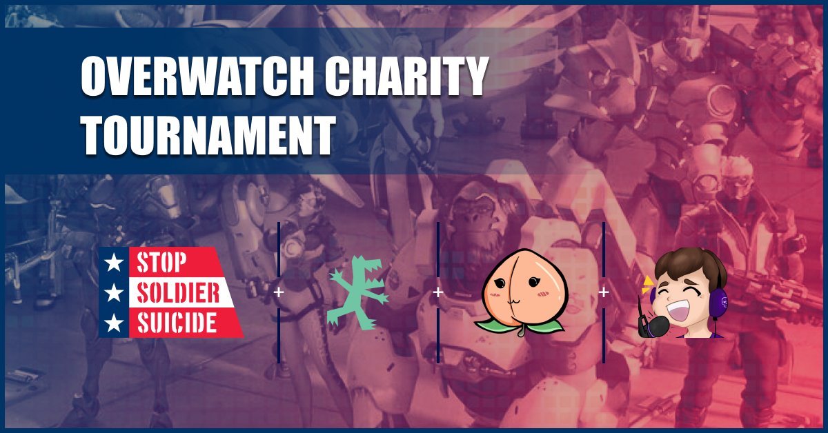 First-ever #Overwatch  Charity Tournament: 

Compete by doing 3 easy steps:
☝Donate $30 for entry bit.ly/3x6Z4j3 and let us know
✌ Sign up  bit.ly/3991s0F
🖖 join our discord discord.gg/srFfMgWNju

#Veterans #Military #Summer6