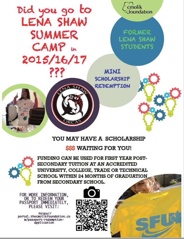 Attention Former Lena Shaw Students: