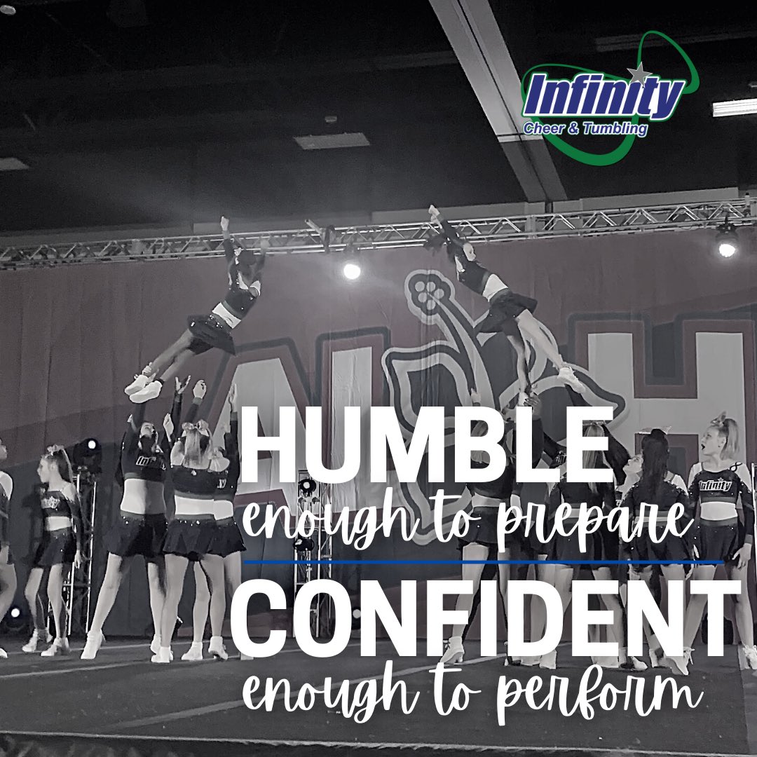 Hard work builds confidence!