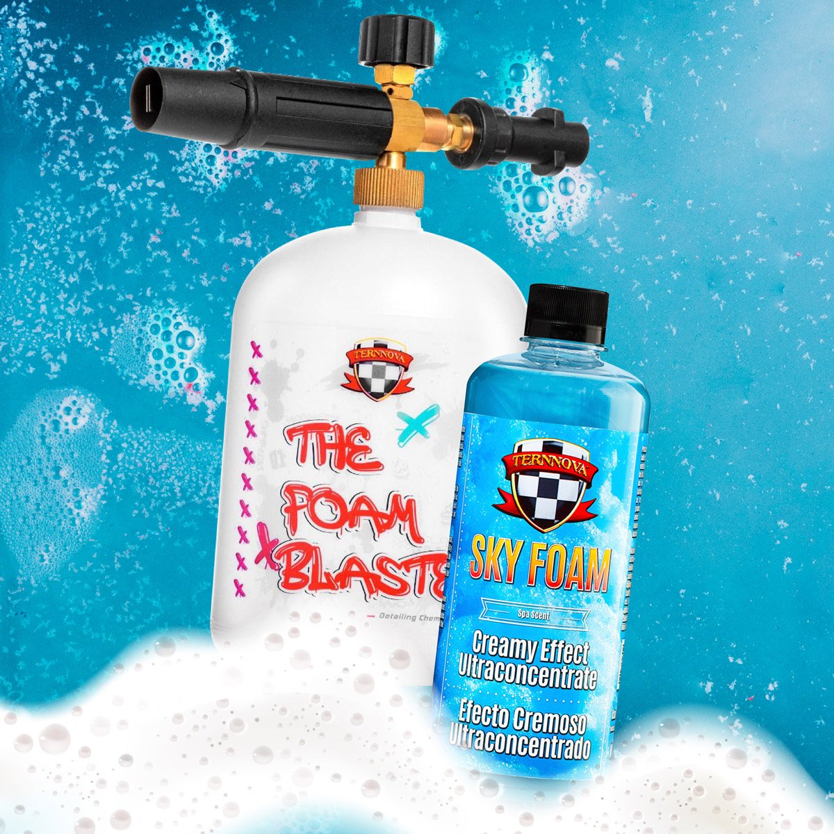 ternnovaok's tweet photo. Si, una Foam gigante. 👀

Sky Foam + Foam BLASTER (lanza-espuma) ✨ https://t.co/eTxBBYQ2vw