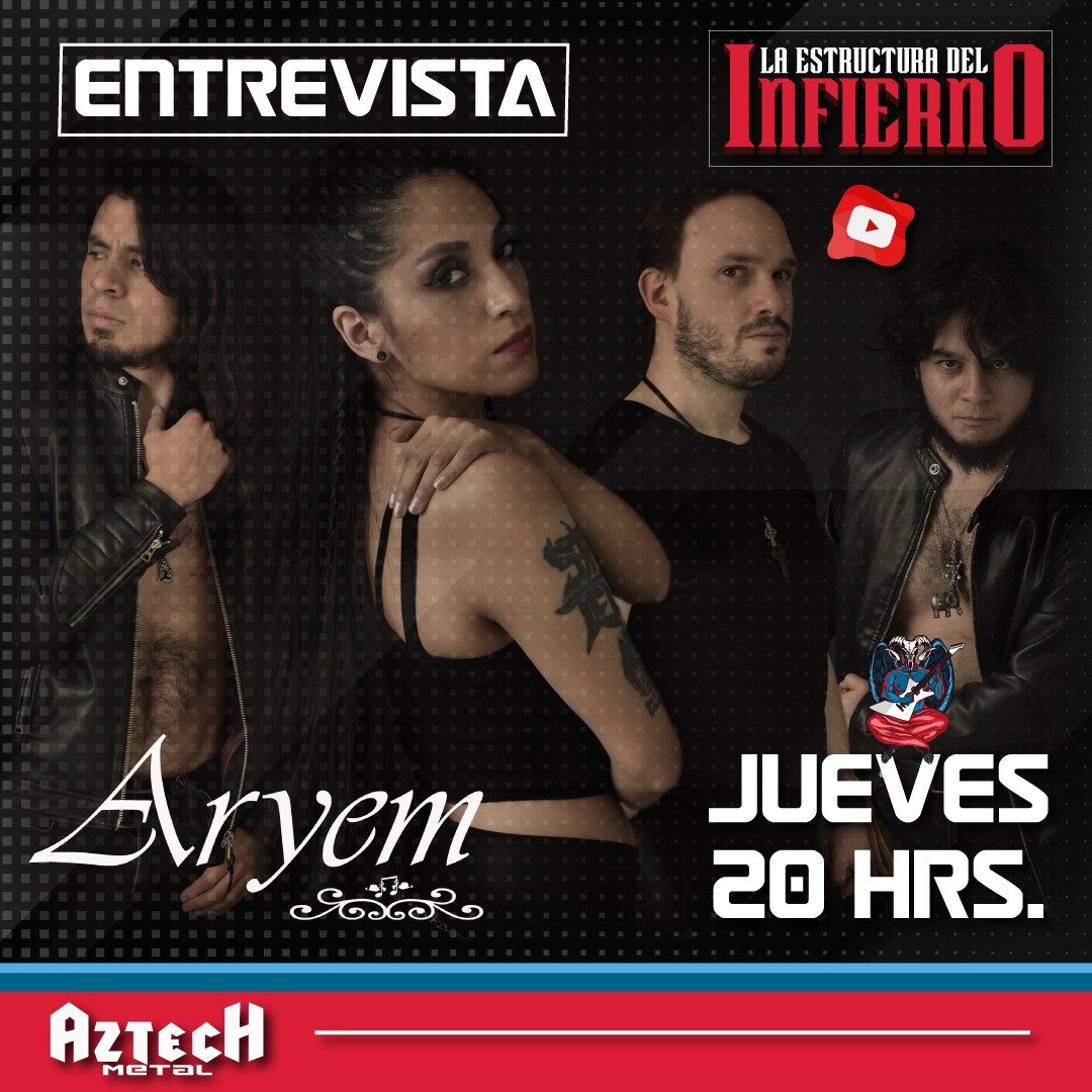 estructura_i's tweet photo. Este #juevessensual nos acompaña @aryem_band quien compartió escenario con #epica 

Te esperamos a las 20 hrs #CDMX  por nuestro canal oficial de #YouTube https://t.co/0r9415aSdB