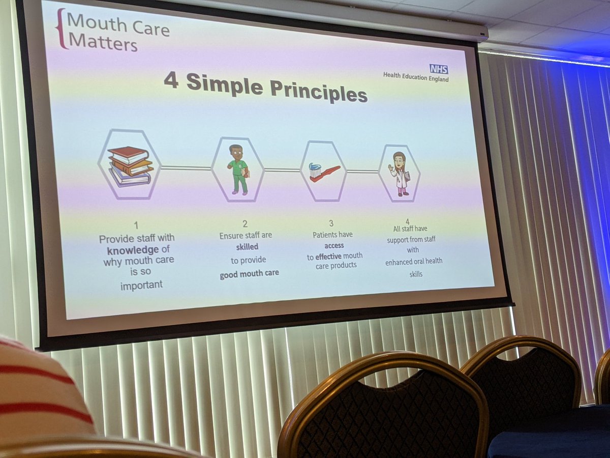 PaulBolton808's tweet photo. Four simple steps to improve oral health and therefore reducing pneumonia from Michael Wheeler #SWIPC22 #MouthCareMatters https://t.co/YAof3LNhNv