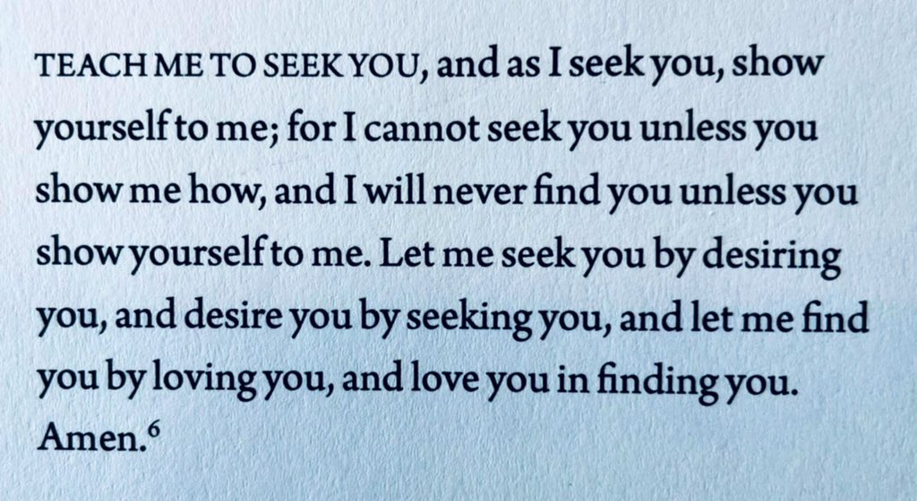 MattSmethurst's tweet photo. Beautiful prayer by Anselm of Canterbury (1033–1109). https://t.co/CCzuvadGFh