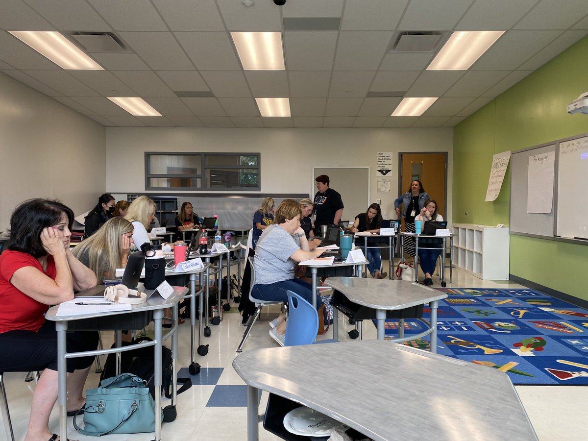 Enjoying learning with our teaching team as we learn about our new Math resource. Can’t wait for the kids to experience this program. #WCLearns