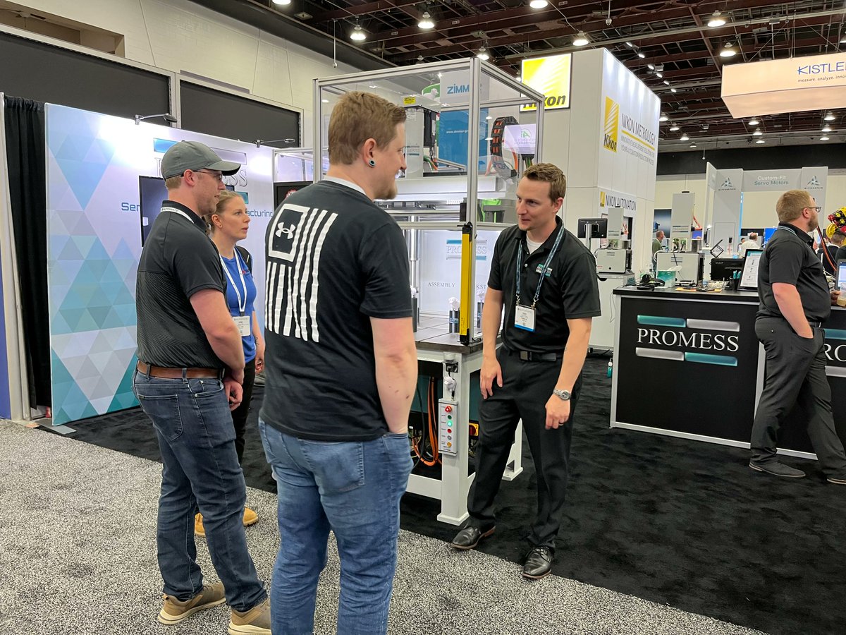 Check out these snapshots from Automate in Detroit this week!! The show runs through Thursday, June 9th--stop by and visit Promess at Booth 4303! 

bit.ly/3Lpel4G

#automateshow #automateconference #detroit #huntingtoncenter #automation #michiganbusiness
