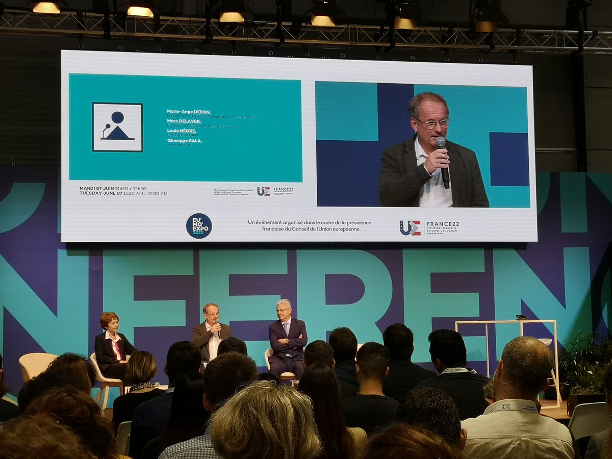 MobParisSaclay's tweet image. Nous participons au salon européen de la mobilité #EuMO2022 @GART_officiel.
L'occasion notamment d'échanger avec nos partenaires @RATPgroup, @Zenbus @WeBreathe_ #Mobireport sur les services de mobilité en cours de deploiement sur le réseau.