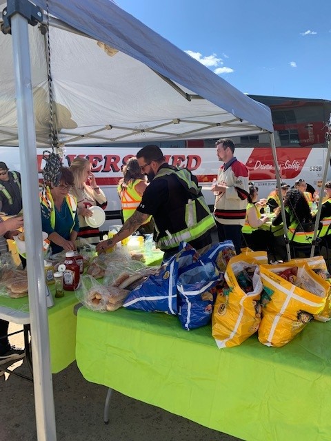 DiversifiedEDM's tweet photo. We have proudly been providing you Safe service for 58 years. 

Yesterday was our 58th Anniversary! Thank you to all our hard-working staff and to our passengers. We hosted a BBQ for staff to celebrate the occasion!

#SafelyHome #Anniversary #BBQ https://t.co/1r2w0GsKPj
