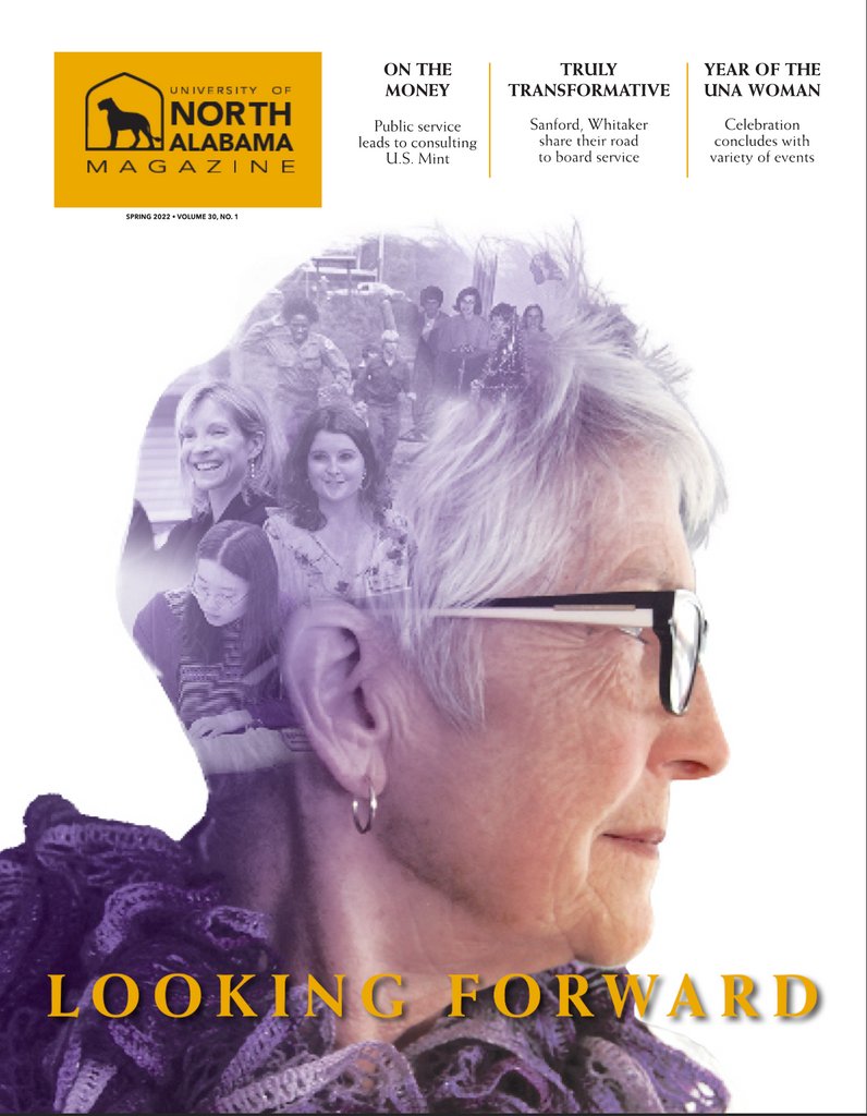 north_alabama's tweet photo. The June 2022 UNA Magazine is available now! Click the link below to read the third and final installment from the Year of the UNA Woman. 

https://t.co/XPxgCY0dG8 https://t.co/rYIFLvUWQU