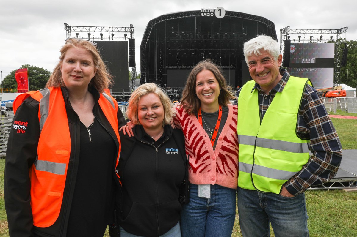 Here's a rare shot of Caroline Clift, <a href="/StandOutmag/">StandOut magazine</a> and I on-site at BBC Radio 1's Big Weekend in the City of Culture, Coventry, after conducting interviews with Tara Auty from BBC Events and Frankie Tee from @EnTEEtainment.