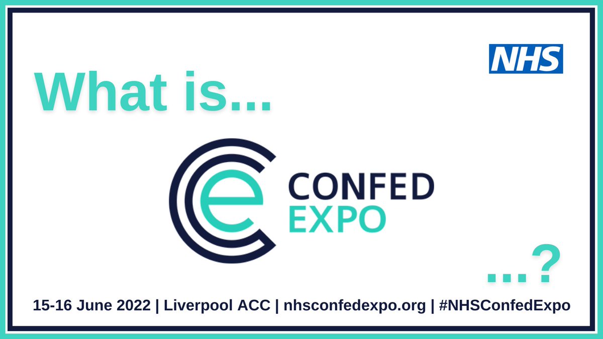 AnalystX_'s tweet photo. What exactly is ConfedExpo? 1 nation, 2 days, 140 sessions, you. ConfedExpo is a two day event where thought leaders, your peers and some great organisations come together to collaborate

↓ for more info
15-16 June 2022 | Liverpool ACC | https://t.co/o16b38iZZL | #NHSConfedExpo https://t.co/rkjVBU2rqR