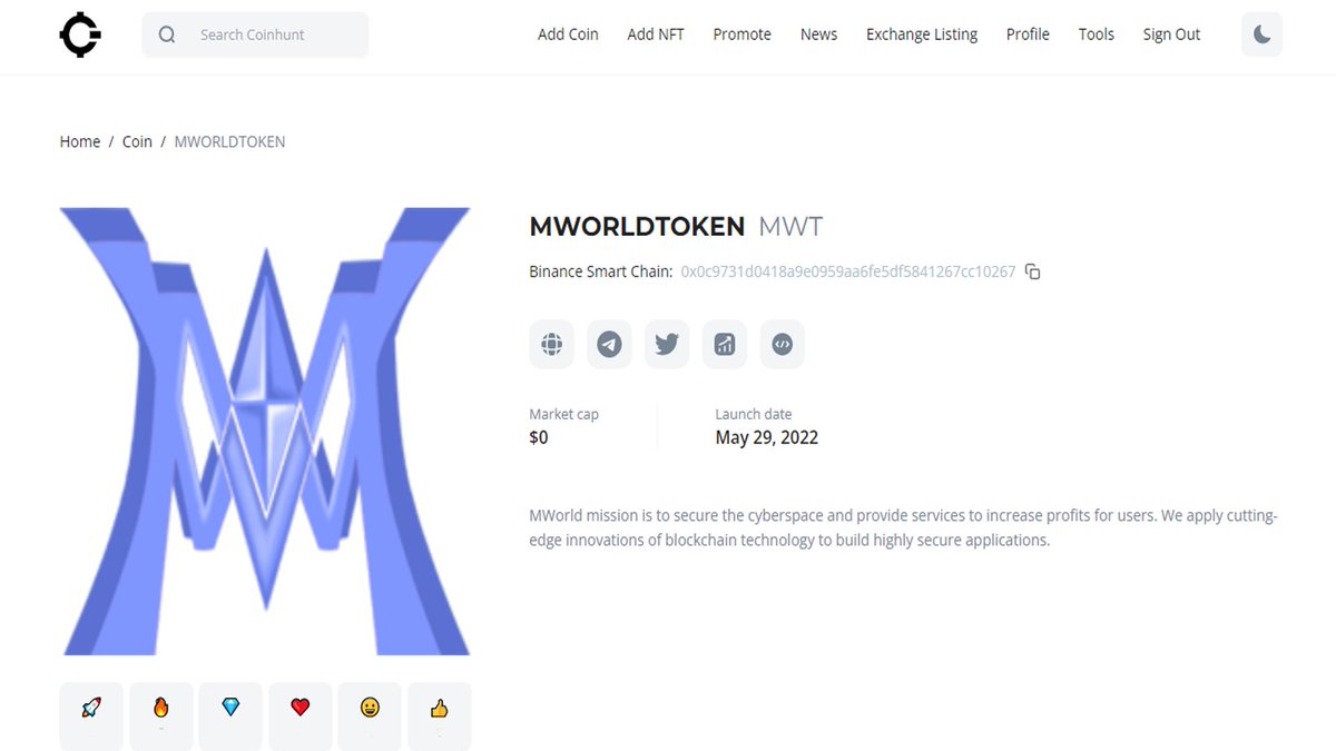 MWorld_Online's tweet photo. MWorld listed on https://t.co/R33szS6p0Z
Event airdrop: get 1000 MWorldToken (MWT) and get 100 MWT for each referral + Bonus when you have reached the referral milestones 1, 10, 30, 50 and 100!!!
https://t.co/UXTl1D4tqT
@CoinMarketCap  @binance @MWorld_Online @MWT @Airdrop https://t.co/tKfLdWZvXd