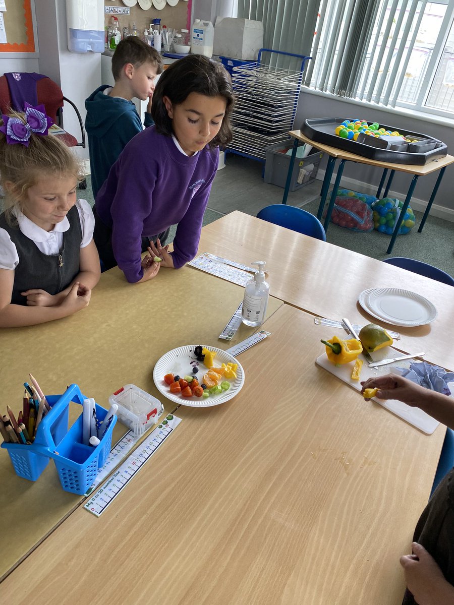 MrsMcLachlanBPS's tweet photo. After learning about foods that grow we tried some different fruits and vegetables. Some children were adventurous and tried something they hadn’t before and realised they quite liked them. #BPSHealth https://t.co/SOTM7ocWqu