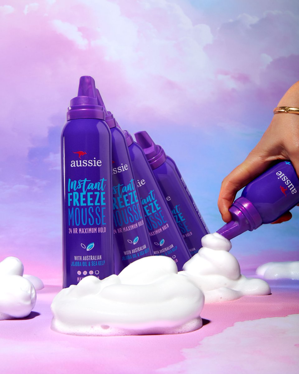 Instant Freeze Mousse keeps ur hair on cloud FINE ☁️😍