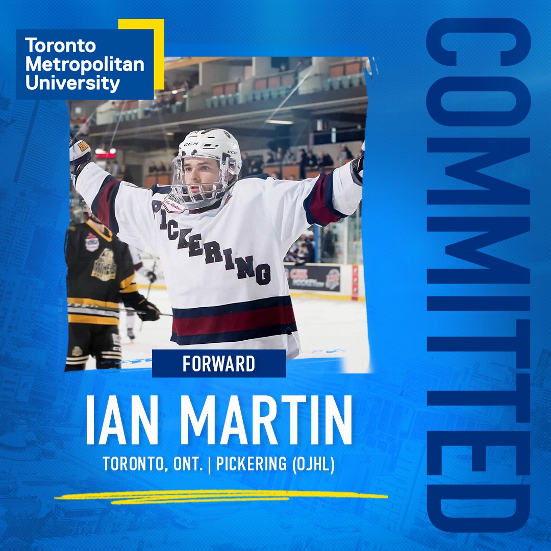 M🏒 | Ian Martin is the latest to commit to @ramsmhockey for the upcoming 2022-23 season!

The forward netted 56 points in 52 games last year with <a href="/PanthersOJHL/">Pickering Panthers</a>, the <a href="/OJHLOfficial/">OJHL</a> champions and national silver medalists.