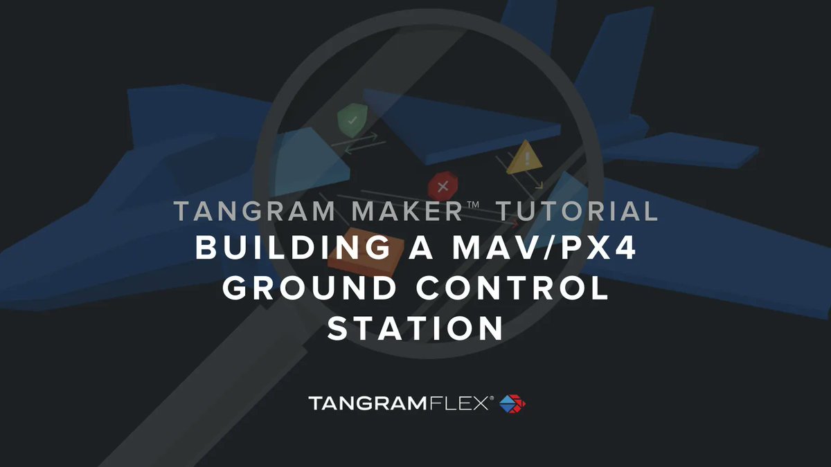 TangramFlex's tweet image. What if you could fly a #drone without spending hours programming a ground control station? With Tangram Maker™ you can easily communicate code by auto-generating a #MAVLink interface in C++. See it in action now at buff.ly/3GV0ykU.