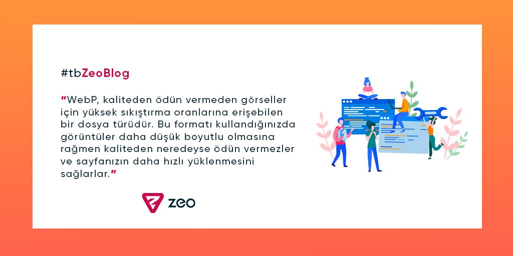 zeoagency's tweet image. 📌 Görsellerinizin kalitesini bozmadan, sayfanızın daha hızlı yüklenmesini sağlayabilirsiniz! WebP ve WebM kullanmanın SEO için neden önemli olduğunu blog yazımızda okumak için, aşağıdaki linke tıklayabilirsiniz 👇

zeo.org/tr/kaynaklar/b…

#SEO #WebP #tbZeoBlog