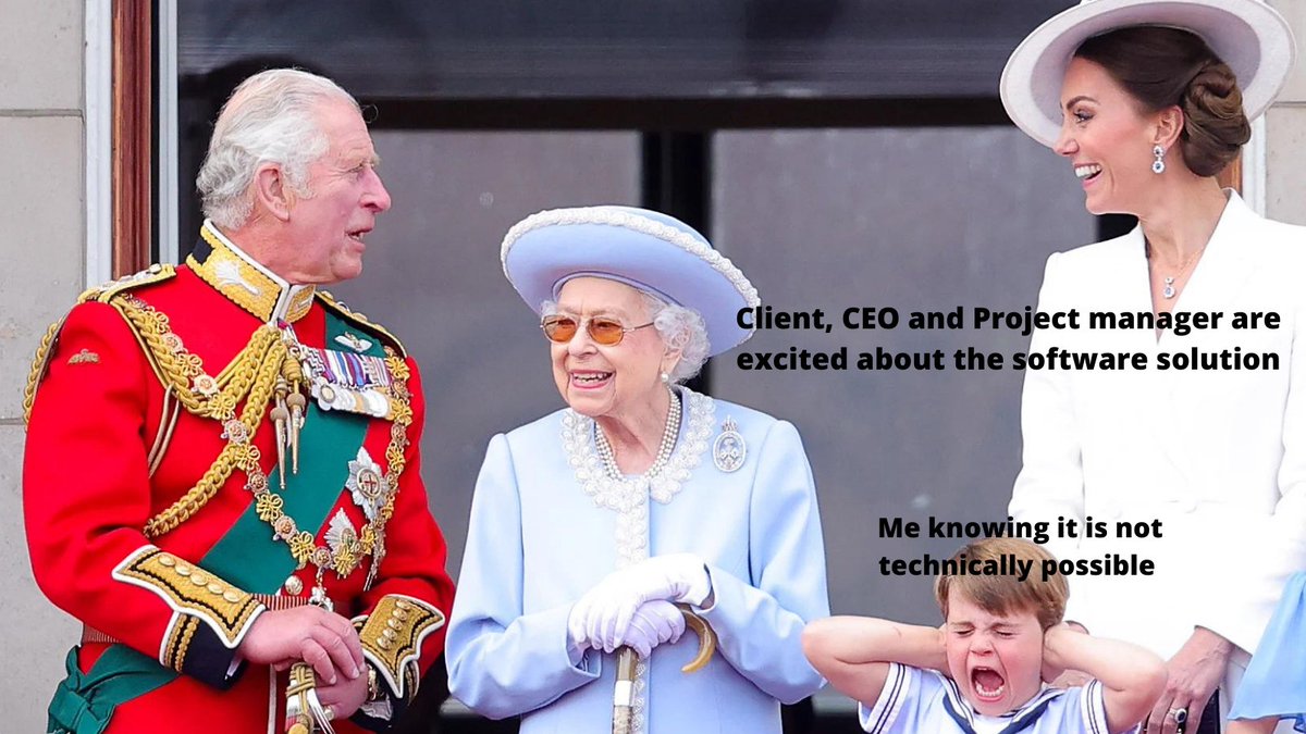 The royal pain.

#developermemes