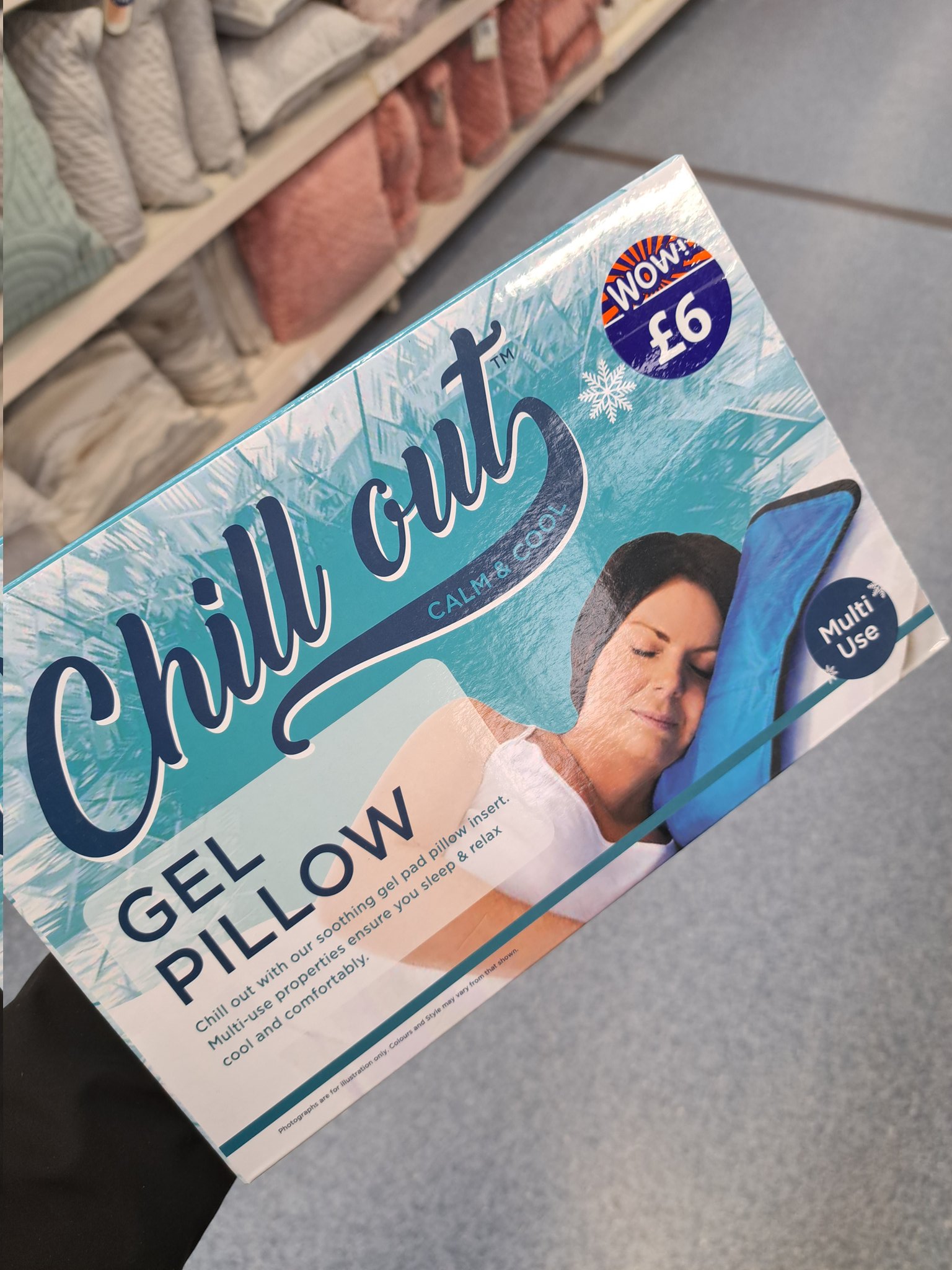 B&m gel pillow hotsell