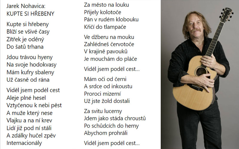 citarnyknihy's tweet image. Všechno nej, Jaromíre, český barde !!!!!!! *7.6. 1953
#nohavica