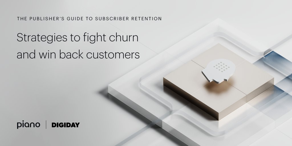 As active subscriber numbers continue to grow, retention is increasingly important—and challenging. We partnered with <a href="/Digiday/">Digiday</a> on a new report exploring strategies to fight churn and win back customers.

Take a look >> go.piano.io/3Mn7VCF