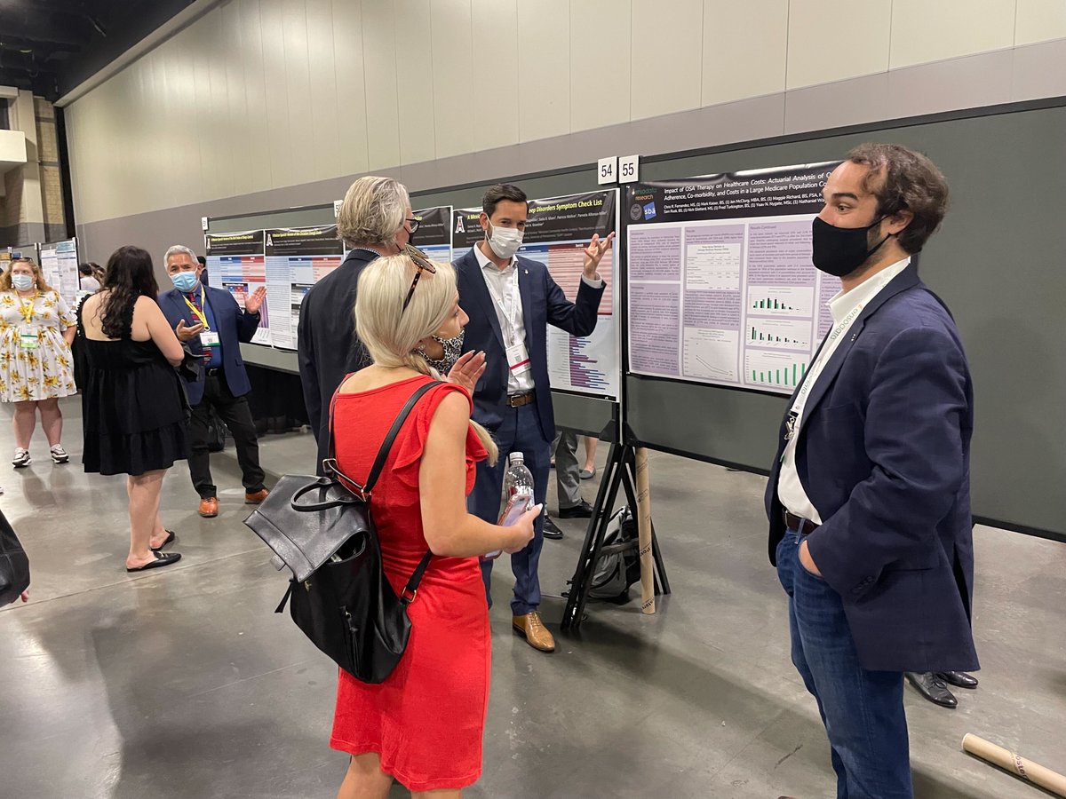EnsoData's tweet photo. A few EnsoData team photos from the Exhibitor Hall and the Poster Hall from the first day of SLEEP 2022. Find our team in Booth #135 and find our researchers in the Poster Hall again tonight! #SLEEP2022 https://t.co/XvRsLptbjW