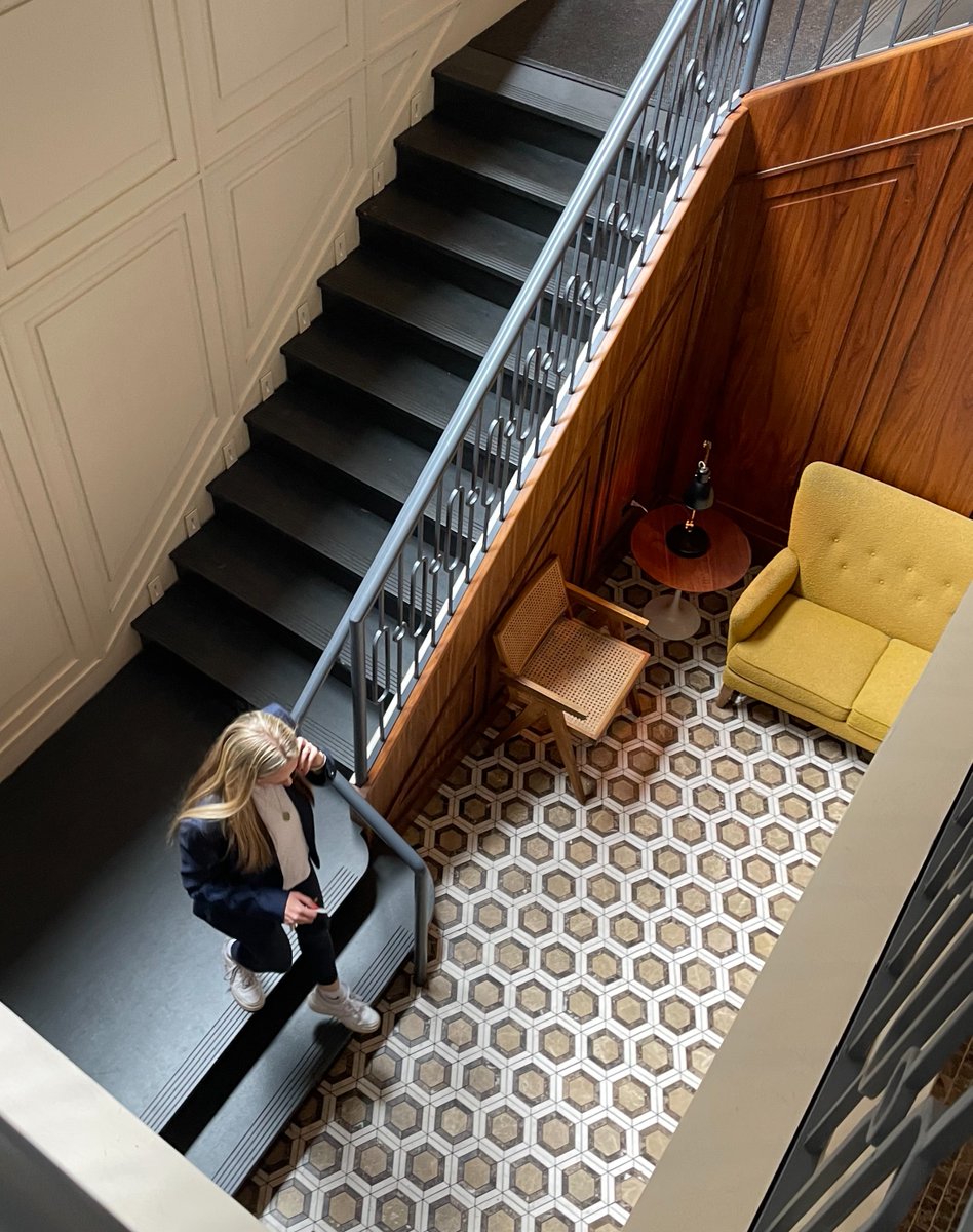 A change in perspective: design details from above.