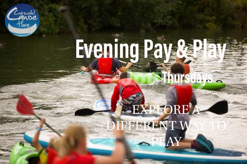 It’s back!  Our popular summer being pay and play is back this Thursday 6pm -8pm. Exclusive prices for all bookings online. #canoethethames #kayakthethames #cotswoldcanoehire #payandplay #summerevenings #lechladeonthames #havefungetactive #MentalHealthMatters