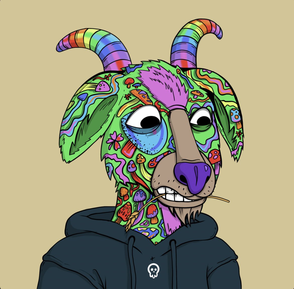 SolLazyy's tweet photo. @GreatGoatsNFT has proven to be like a family for me 🤘After my goat revealed and it was a trippy fur I decided to create the @TrippyDAOO for all rare fur goats and goatish goats, it has proven to be a success and this project has yet to see its full potential 🚀 We early 🤫 https://t.co/6NMtkRtc0b