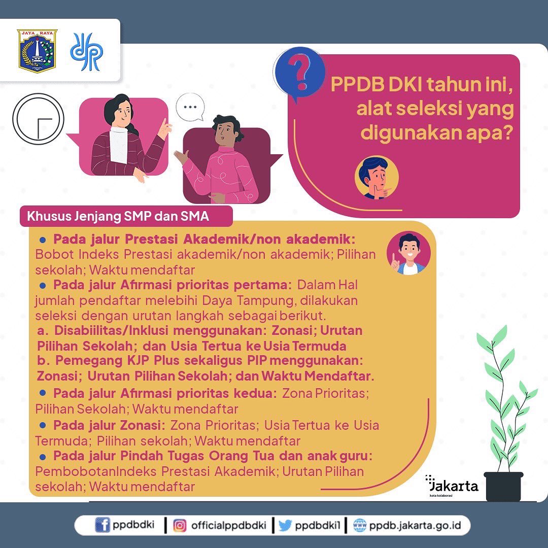 Penerimaan Murid Baru (PMB) DKI Jakarta tweet media