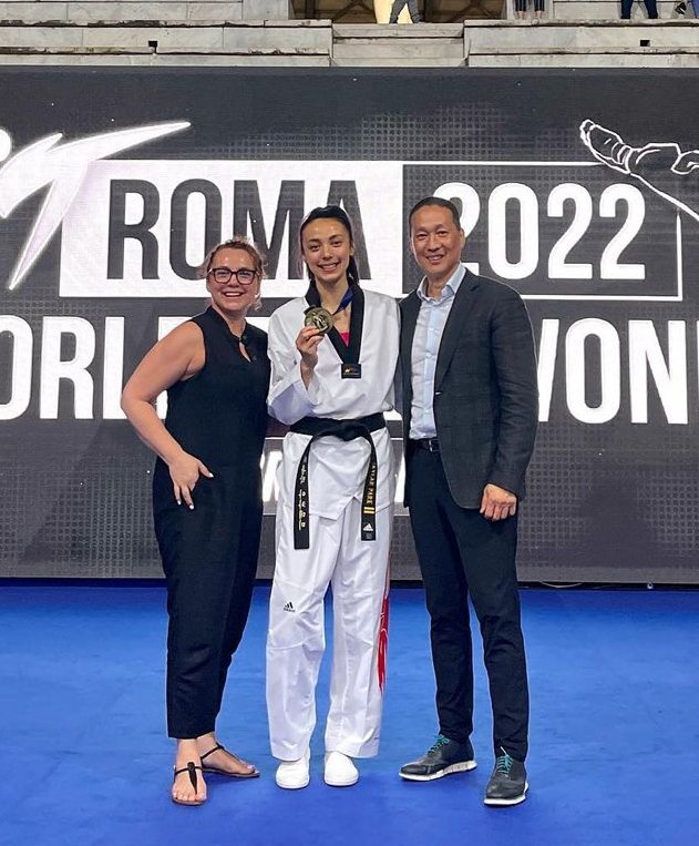 Team Canada (@teamcanada) on Twitter photo It is a 🥉 for <a href="/skylarpark99/">Skylar Park</a> at the
<a href="/worldtaekwondo/">World Taekwondo</a> Grand Prix in Rome 🇮🇹 🙌🤩
She stepped on the podium in the women's -57kg division 👏
📸: skylar.park / Instagram It is a 🥉 for <a href="/skylarpark99/">Skylar Park</a> at the
<a href="/worldtaekwondo/">World Taekwondo</a> Grand Prix in Rome 🇮🇹 🙌🤩
She stepped on the podium in the women's -57kg division 👏
📸: skylar.park / Instagram