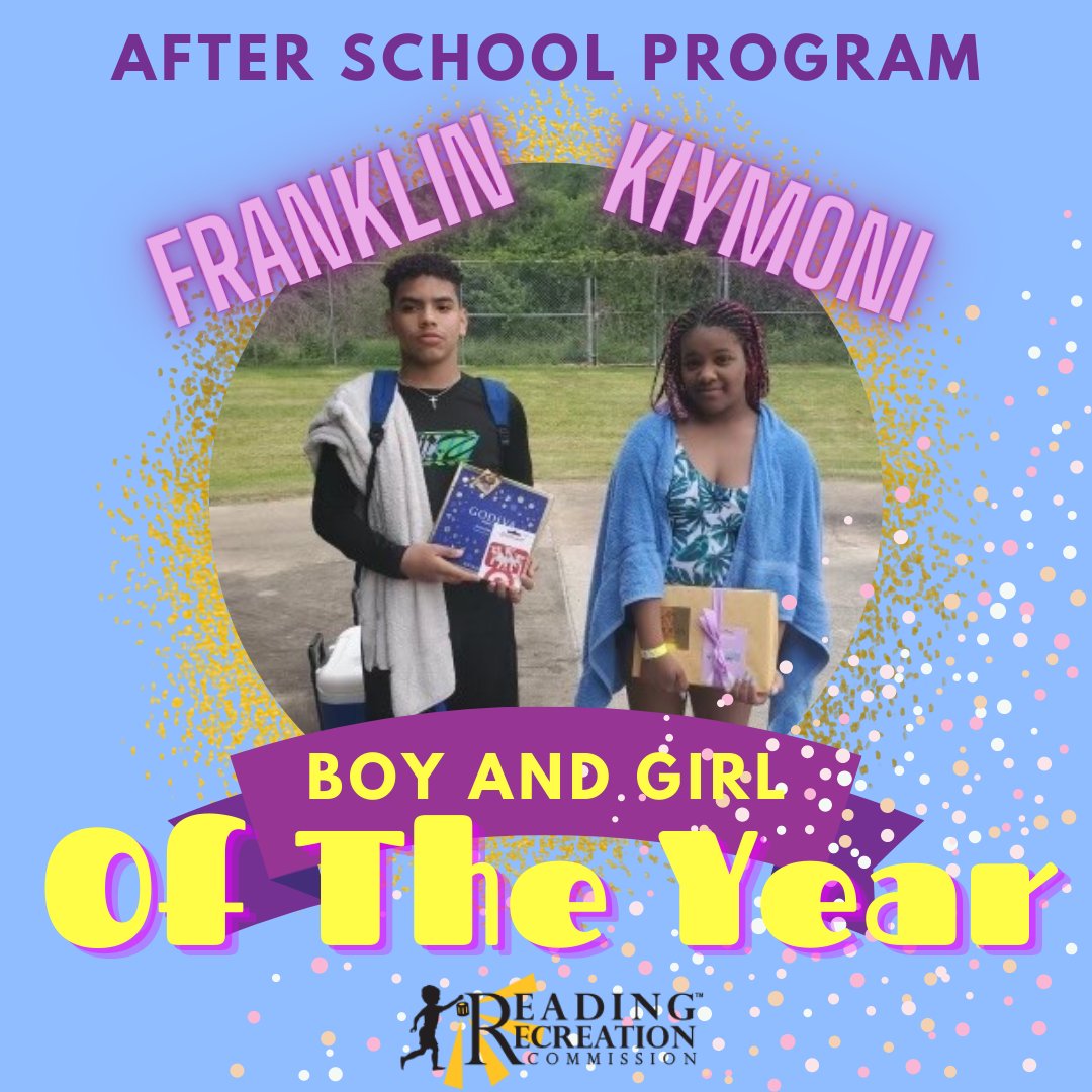 ReadingRec19602's tweet image. At our end of after school program pool party, we announced Franklin and Kiymoni Boy and Girl of the Year! What a great way to end another awesome school year! #celebration #summer #readingrec #poolparty #kidsarethefuture