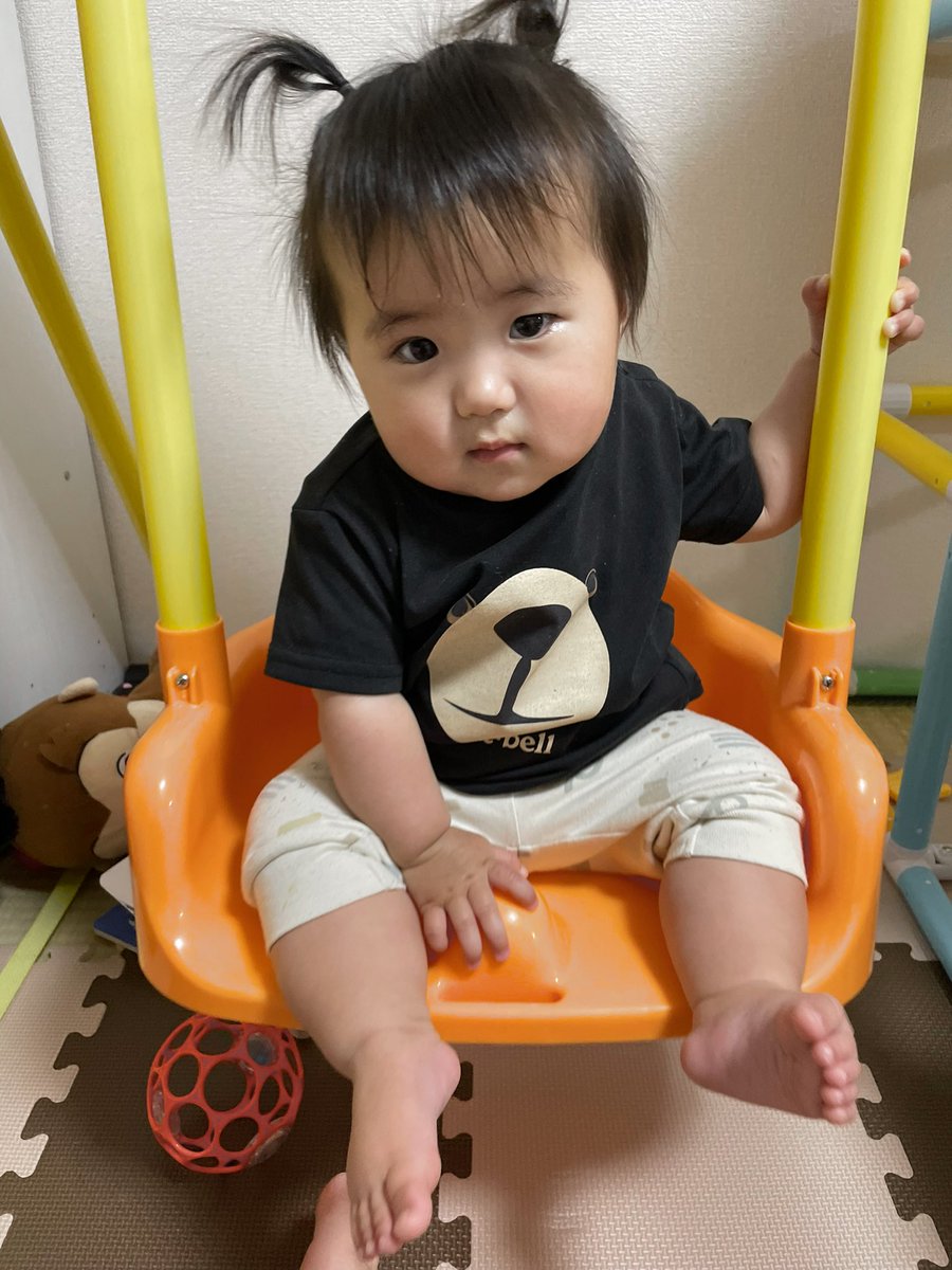 tabuami0830's tweet photo. 羽夏9ヶ月👏🏼🐻 https://t.co/itKU7V0wOL