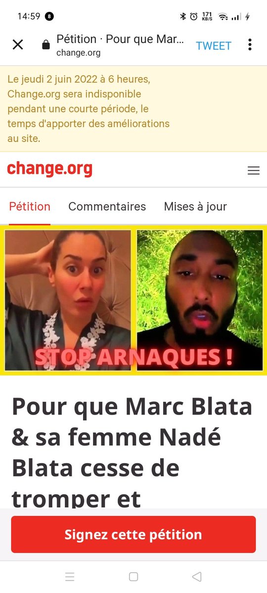 <a href="/INTERPOL_Cyber/">INTERPOL_Cyber</a> <a href="/DubaiPoliceHQ/">Dubai Policeشرطة دبي</a> Que justice soit faite pour ce couple d'escro,extorsion de fond sur le net,blanchiment d'argent,faux jeux concours, arnaque aux traiding,nft, animoon,ils agissent a travers leur réseau 🚨<a href="/DubaiPoliceHQ/">Dubai Policeشرطة دبي</a> <a href="/INTERPOL_Cyber/">INTERPOL_Cyber</a> #blatarnaque     #blatagate #SCAM #stoparnaque <a href="/collectifAVMN/">Collectif AVI</a>