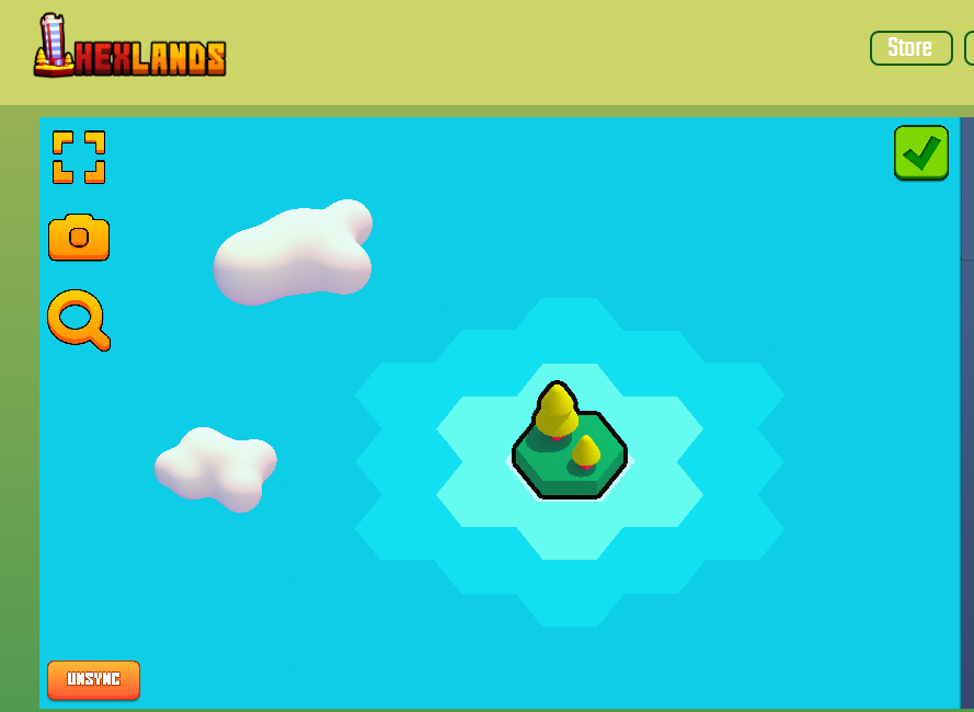 Look at my little island!! soo cute 😍😍😍
#hexlands #fxhash 
hexlands.xyz