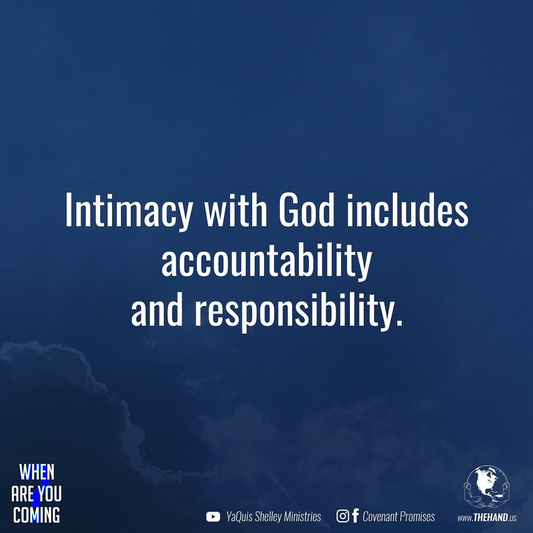 HandoftheLord's tweet photo. When we understand that God is our first love, we understand our responsibility according to His will.
#Intimacy #Accountability #Responsibility #Expectations #THOTLI #CovenantPromises #AtlantaChurch #DecaturChurch https://t.co/VoqeksMhPx