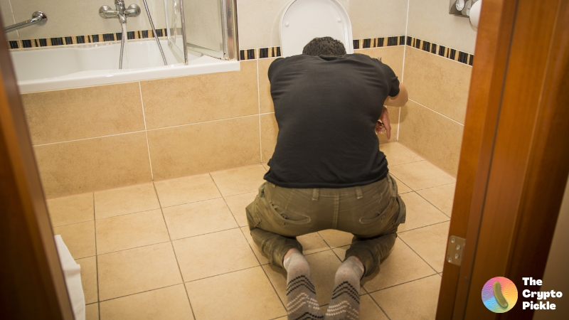 CryptoPickl's tweet photo. Bad news for #Goblintownwtf, as man selling pictures of his own vomit takes over as most-hyped NFT project. #NFT https://t.co/Lrz2aU6anM