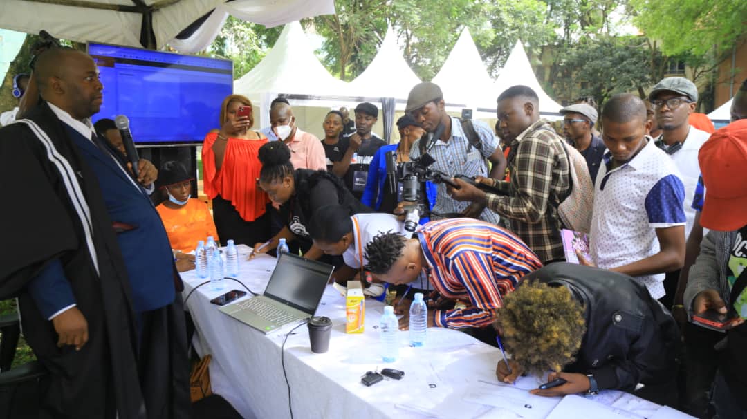 NCFUganda's tweet photo. 7th June, 2022

Media Release on the Elections of the Uganda Musicians Association- UMA* 

The National Culture Forum (NCF) is standing in solidarity with the members of the @UgandaMusicians countrywide, over the abrupt halting of yesterday's elections. https://t.co/8ETEYrec2w
