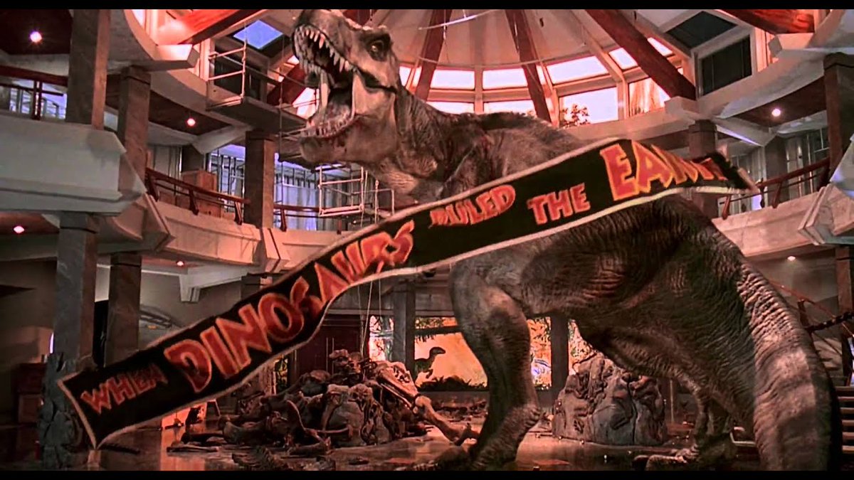 TheCinemaSpot's tweet photo. To celebrate the premiere of Jurassic World: Dominion, here's 5 of the best moments from the 'Jurassic' film franchise. https://t.co/hCRsZx2erE https://t.co/6S9SEO3ZBO