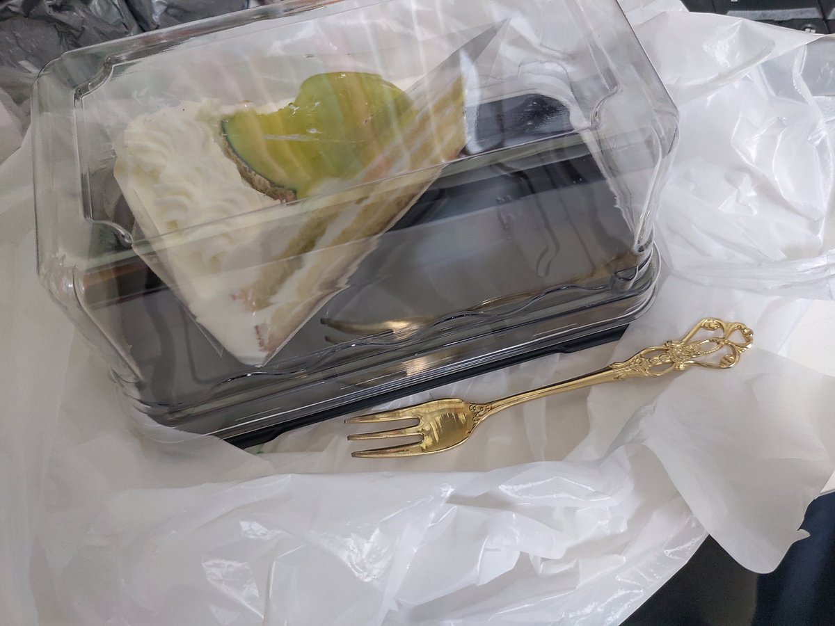 帰路に立ち 手提げ振り行く 晩の空
今は昨日の 日々に洋菓子