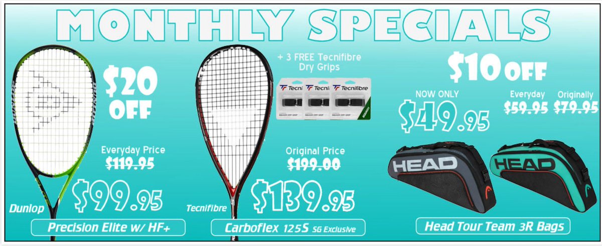 SquashGalaxy's tweet photo. Our June deals are coming in 🔥🔥! Take a look at these great savings that you don't want to miss out on. 💸

→ https://t.co/7l4chyDvfn https://t.co/Q71VPeGu9r