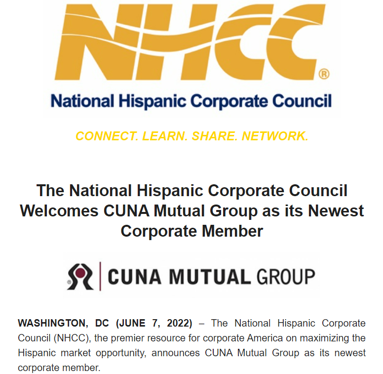 NHCCorg's tweet photo. NHCC welcomes CUNA Mutual Group as its newest corporate member!
#ConnectLearnShareNetwork with #NHCC & @CUNAMutualGroup
Learn more: https://t.co/tvkHYEZRKL https://t.co/yig2nnwhpM