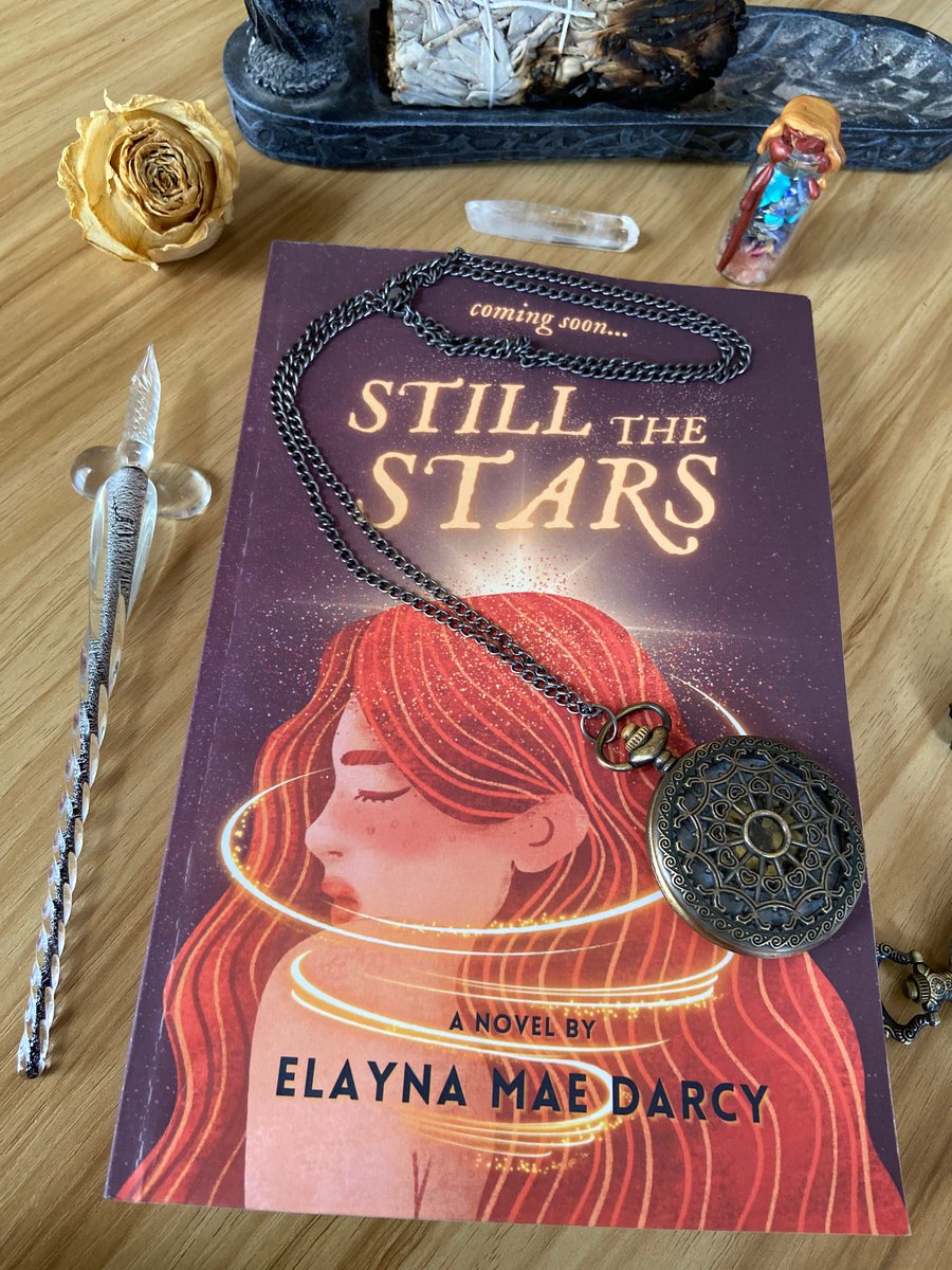elaynamusings's tweet photo. STILL THE STARS IS COMING! 💫

The book of my heart &amp; soul, the story that's been with me since I was 13, is *finally* going to exist as a published novel in verse.

🌉 November 1, 2022. #AlteriaAwaits ✨

Behold, a thread of pre-order links &amp; feelings! 1/11 https://t.co/DbluOyFYDH