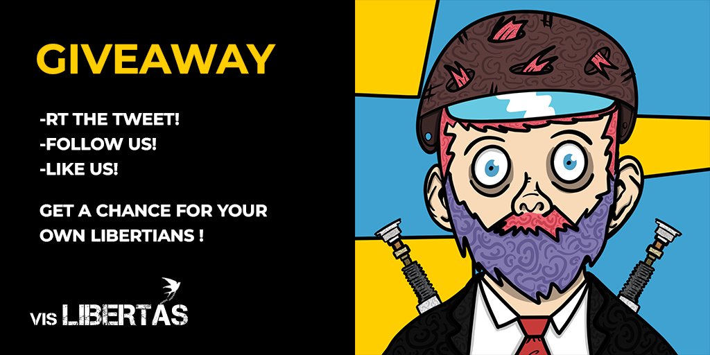 🕊️Vis Libertas

🚀New project coming to Solana! 

🎁Giveaway
- 1 SOL
- 5 Vis Libertas NFT
- 50 Whitelist

1⃣ Follow <a href="/vislibertas/">Vis Libertas</a>
2⃣Like , RT post and tag 3 friends
3⃣Join Vis Libertas Discord discord.gg/GMD7nUUu6f

#BePartofFreedom #SolanaNFTs #NFT #NFTGiveaway #Solana