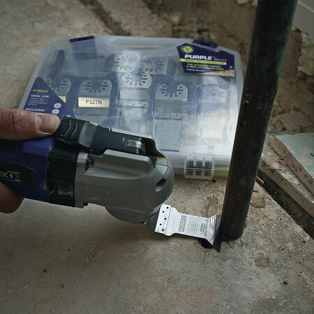 SMARTmultitool's tweet image. Blasting through copper pipes with the help of the Purple Series blades 👍

A great value pack with one of each of our most popular award-winning Purple Series blades!

#ThatsSMART