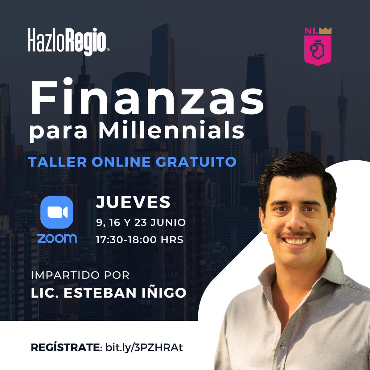 ¿Apenas llegas a la quincena? ¿Tu ahorro mensual es menos de tu meta personal? 😨
Te traemos este taller completamente gratuito "Finanzas para Millennials". Empezamos el próximo jueves 9 de junio de 17:30 - 18:00 pm por zoom. 
Registrate en: bit.ly/3PZHRAt

#HazloRegio