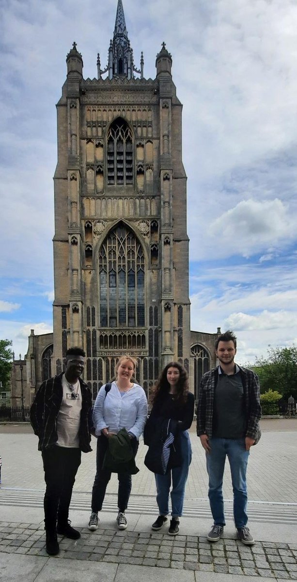 Last week we said goodbye to our @KTDnorfolk trainees who brought great energy and passion to their roles across Norfolk Museums Service. They completed their Gold Arts Awards & have great futures ahead of them. We wish them all the very best! @HeritageFundM_E #KickTheDust