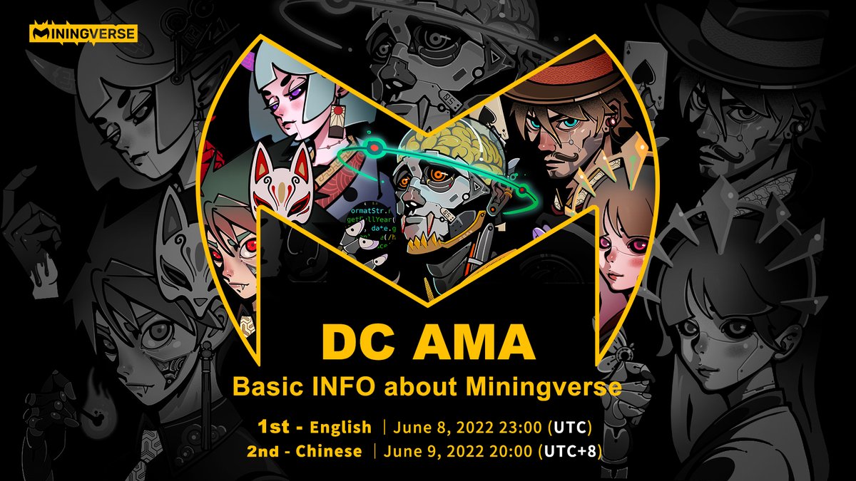 MiningverseNFT's tweet photo. Who's excited for our first AMA in Discord?!

Join here: https://t.co/2GEvPVEI3J https://t.co/CjWdTDueOx