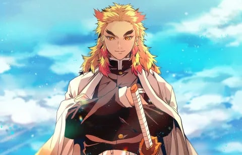 The best artist in the world <a href="/TimberCrypt/">Timber ◉</a>  and at the same time the creator of <a href="/ThePilgrimsNFT/">The Pilgrims</a>  . My Rengoku art. I've been drawing this all night to show you buddy
I was inspired by the pilgrims and Rengoku from the last photo
#NFT #art #artwork