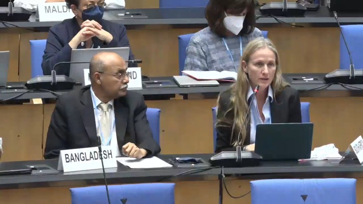 "#SouthAfrica would like to request that we focus on finance that is readily available to make timely contributions to address #LossAndDamage in all vulnerable developing countries." <a href="/ErnestaSwan/">Ernesta Swanepoel</a> for #SouthAfrica at the #GlasgowDialogue on #LossAndDamage #BonnClimateConference.