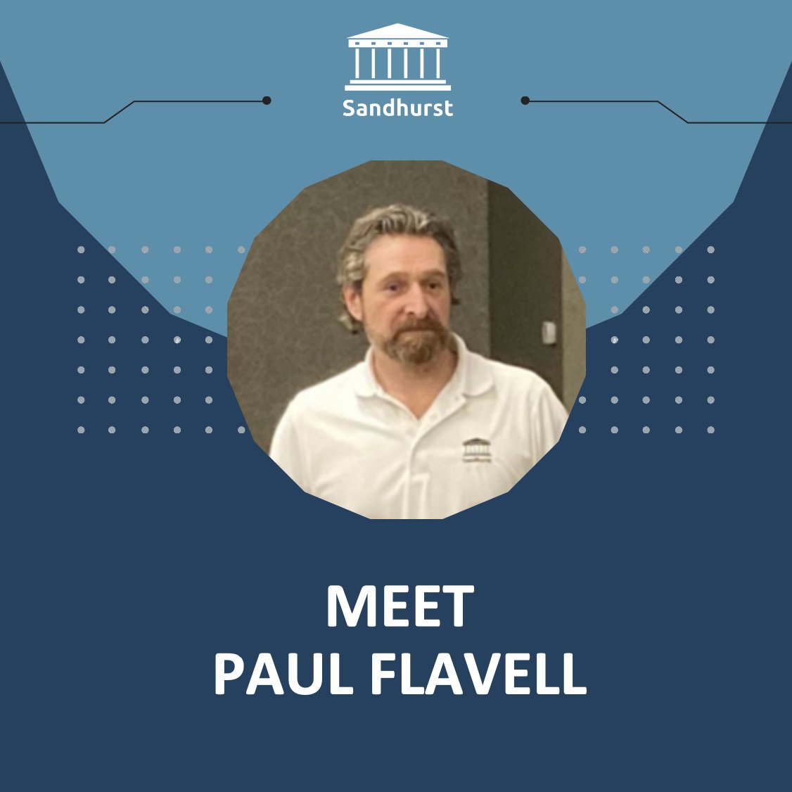 SandhurstLeader's tweet photo. Meet Paul Flavell – Paul has wide experience as an operations manager, strategic planner and is also an accomplished trainer and coach. He has previously been a military officer and a director of training programmes for a major US Defense contractor. https://t.co/Eg2LRyneGx